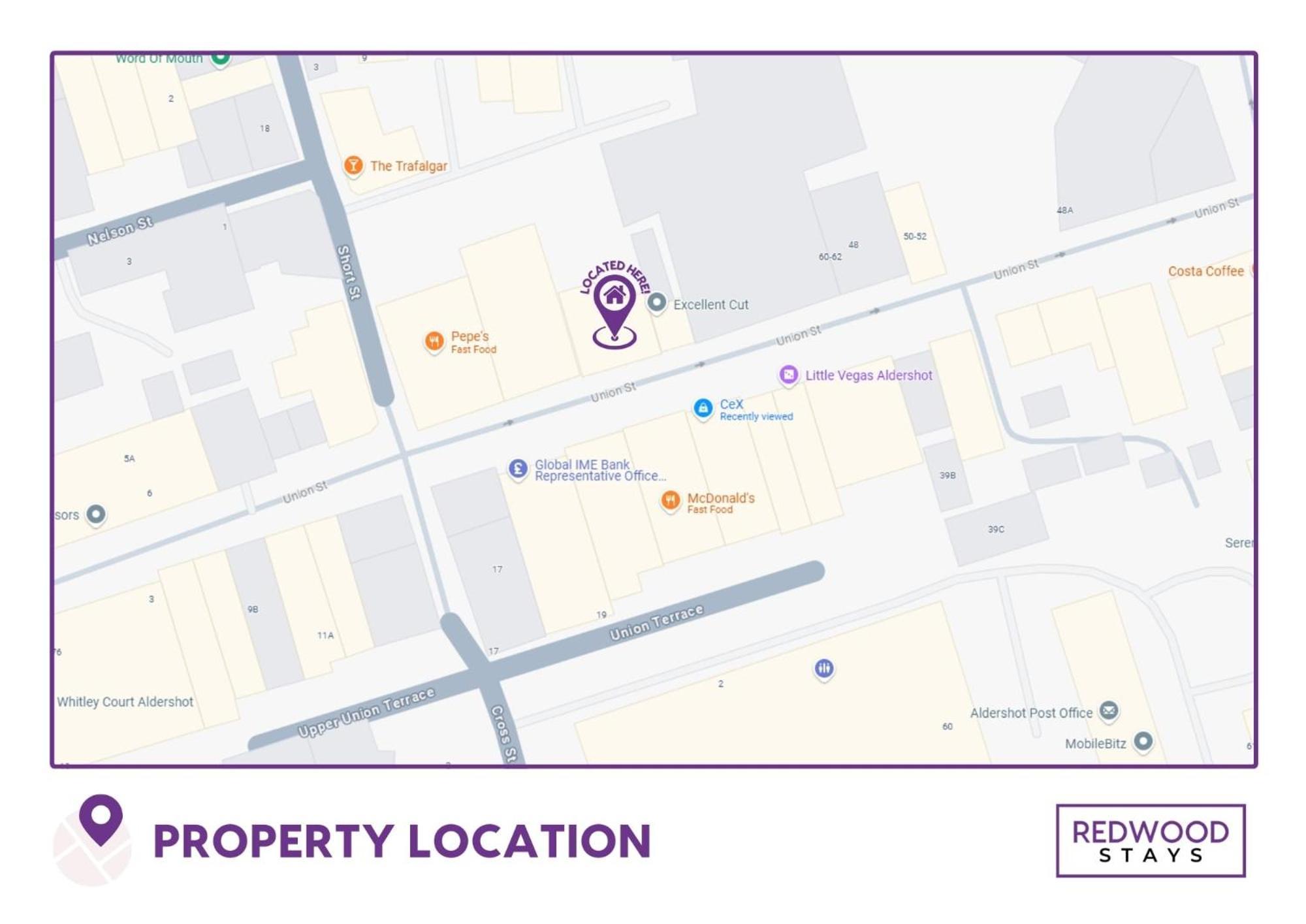 Brand New, 2 Bed 1 Bath, Modern Town Center Apartment, Free Wifi & Netflix By Redwood Apartment Aldershot